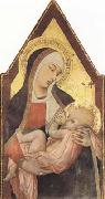 Ambrogio Lorenzetti Nuring Madonna (mk08) oil painting on canvas